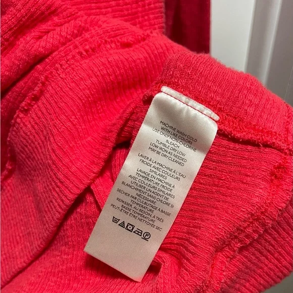 Free People We The Free Knit Casey Mock Neck Sweater Tunic Top Sz S Boho Spring - Picture 3 of 7